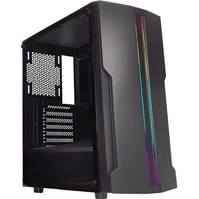 Xilence Xilent Blade X512.RGB Gaming PC Case, RGB ATX Midi Tower, grijs/zwart Xilence Xilent Blade X512.RGB Gaming PC Case, RGB ATX Midi Tower, grijs/zwart