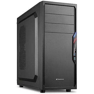 Sharkoon vs4-v midi tower zwart Sharkoon vs4-v midi tower zwart