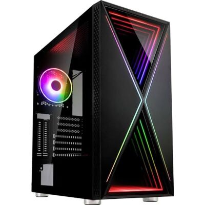 Kolink Midi-Tower Void X ARGB compatibele behuizing Zwart Kolink Midi-Tower Void X ARGB compatibele behuizing Zwart