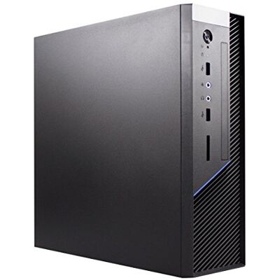 Unykach Mini ITX Caviar 1K zwarte computerbehuizing met USB 3.0-aansluitingen en SD/Micro SD-kaartlezer Unykach Mini ITX Caviar 1K zwarte computerbehuizing met USB 3.0-aansluitingen en SD/Micro SD-kaartlezer