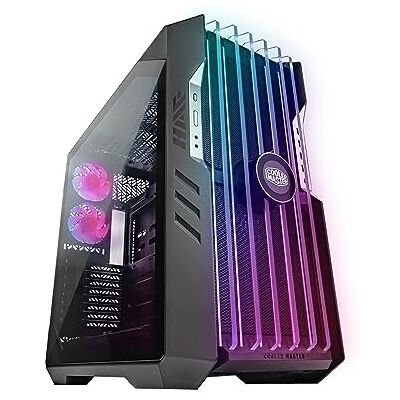 Cooler Master HAF 700 EVO PC-behuizing – complete toren, compatibel met E-ATX, 5 ventilatoren, draaibare radiatorhouder, grote volumeregeling, echte Tps LCD-display, ARGB-messen, TG zijpaneel Cooler Master HAF 700 EVO PC-behuizing – complete toren, compatibel met E-ATX, 5 ventilatoren, draaibare radiatorhouder, grote volumeregeling, echte Tps LCD-display, ARGB-messen, TG zijpaneel