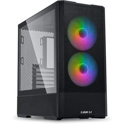 Lian-Li Lancool 207 Middentoren behuizing, hoogwaardige ATX/mATX gaming-pc-behuizing, gehard glas, optimale luchtstroom, zwarte behuizing Lian-Li Lancool 207 Middentoren behuizing, hoogwaardige ATX/mATX gaming-pc-behuizing, gehard glas, optimale luchtstroom, zwarte behuizing