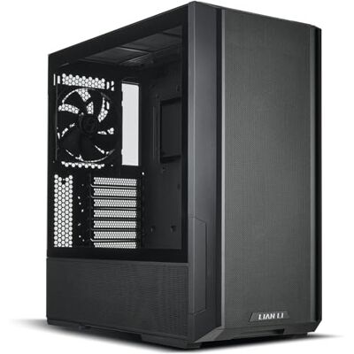 Lian-Li LANCOOL 216X PC-behuizing GPU-maat 392 mm, ontwerp met hoge luchtstroom, met 160 mm ventilator, staal, midi-toren, zwart Lian-Li LANCOOL 216X PC-behuizing GPU-maat 392 mm, ontwerp met hoge luchtstroom, met 160 mm ventilator, staal, midi-toren, zwart
