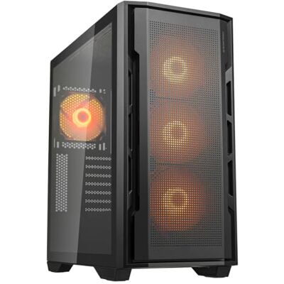 COUGAR Uniface RGB Mid Tower zwarte behuizing met 4 ARGB-ventilatoren COUGAR Uniface RGB Mid Tower zwarte behuizing met 4 ARGB-ventilatoren