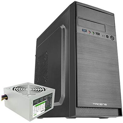 TACENS ANIMA AC4500, PC-behuizing Micro ATX + voeding 500 W, gepolijst aluminium TACENS ANIMA AC4500, PC-behuizing Micro ATX + voeding 500 W, gepolijst aluminium
