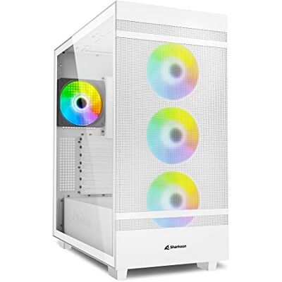 Sharkoon Rebel C50 White RGB ATX Sharkoon Rebel C50 White RGB ATX