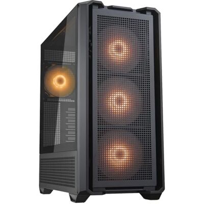 COUGAR Zwarte behuizing MX600 RGB met 4 ARGB-ventilatoren COUGAR Zwarte behuizing MX600 RGB met 4 ARGB-ventilatoren