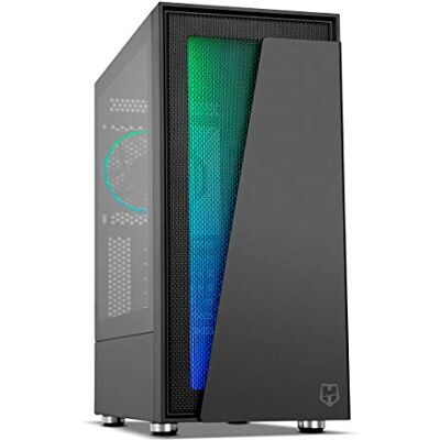 Xtreme HUMMER BLASTER ARGB PRO ATX-Micro ATX-ITX behuizing, gehard glas, ruimte voor maximaal 8 ventilatoren, USB 3.0, led-bedieningsknop, kleur zwart Xtreme HUMMER BLASTER ARGB PRO ATX-Micro ATX-ITX behuizing, gehard glas, ruimte voor maximaal 8 ventilatoren, USB 3.0, led-bedieningsknop, kleur zwart