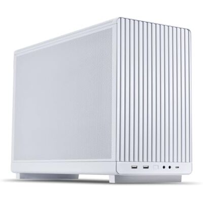 Lian-Li DAN Cases A3-mATX, personaliseerbaar chassis, ruimte van 415 mm, voor grafische kaart, radiator tot 360 mm, staal, kunststof, wit Lian-Li DAN Cases A3-mATX, personaliseerbaar chassis, ruimte van 415 mm, voor grafische kaart, radiator tot 360 mm, staal, kunststof, wit
