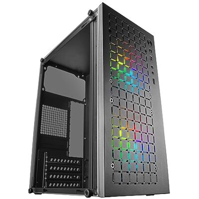 Mars Gaming MC-Core zwart, compacte gaming-behuizing MicroATX, frontdesign metalen mesh, geïntegreerd zijvenster, 2 FRGB 120 mm ventilatoren Mars Gaming MC-Core zwart, compacte gaming-behuizing MicroATX, frontdesign metalen mesh, geïntegreerd zijvenster, 2 FRGB 120 mm ventilatoren