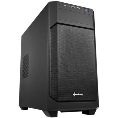 Sharkoon V1000 PC behuizing Zwart Sharkoon V1000 PC behuizing Zwart