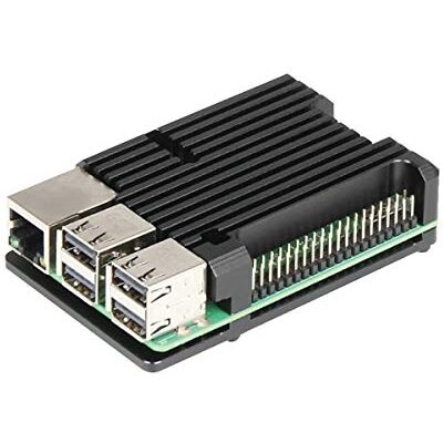 Unistorm Aluminium behuizing zwart voor Raspberry Pi 3 Model B (zonder ventilator) Unistorm Aluminium behuizing zwart voor Raspberry Pi 3 Model B (zonder ventilator)