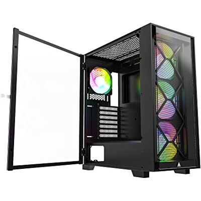 MONTECH AIR 1000 Premium, Midi Tower, gehard glas, zwart MONTECH AIR 1000 Premium, Midi Tower, gehard glas, zwart