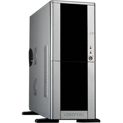 Chieftec LCX-01SL-SL-B PC-behuizing, 4 x 5,25 cm, zilver/zwart Chieftec LCX-01SL-SL-B PC-behuizing, 4 x 5,25 cm, zilver/zwart