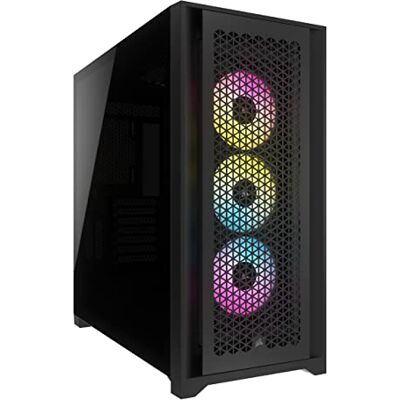 Corsair iCUE 5000D RGB Airflow TG BK ATX CC-9011242-WW Corsair iCUE 5000D RGB Airflow TG BK ATX CC-9011242-WW