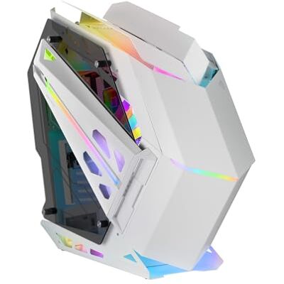 Mars Gaming MARSGAMING MC-Titan, Gaming behuizing RGB XXL ATX, dubbele ledstrip en ARGB frontverlichting, verlichtingshub + afstandsbediening, compatibel met ARGB moederborden, vloeistofkoeling, wit Mars Gaming MARSGAMING MC-Titan, Gaming behuizing RGB XXL ATX, dubbele ledstrip en ARGB frontverlichting, verlichtingshub + afstandsbediening, compatibel met ARGB moederborden, vloeistofkoeling, wit