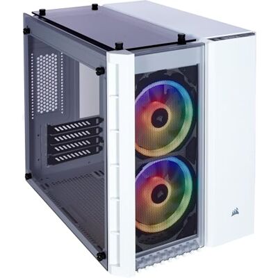 Corsair Crystal 280X PC Behuizing, Micro ATX, Met Gehard Glas, RGB Led, Wit Corsair Crystal 280X PC Behuizing, Micro ATX, Met Gehard Glas, RGB Led, Wit