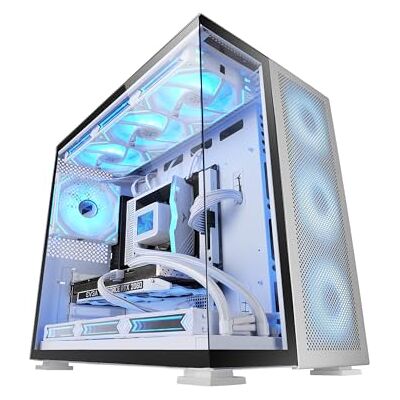 Mars Gaming MC-NOVA2, XXL E-ATX aangepaste gaming-behuizing, dubbel continu gehard glas zonder frame, volledige vloeistofkoelhouder, 2 mm lucht- en ruimtevaartaluminium, dubbele kamer pc-toren Mars Gaming MC-NOVA2, XXL E-ATX aangepaste gaming-behuizing, dubbel continu gehard glas zonder frame, volledige vloeistofkoelhouder, 2 mm lucht- en ruimtevaartaluminium, dubbele kamer pc-toren