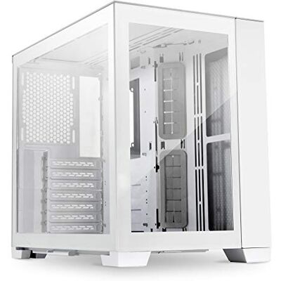 Lian-Li O11 Dynamic Mini Snow Edition Midi-Tower Computerbehuizing, gehard glas, wit Lian-Li O11 Dynamic Mini Snow Edition Midi-Tower Computerbehuizing, gehard glas, wit