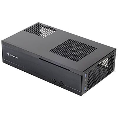 Silverstone SST-ML05B Milo PC-behuizing, slank, stil, HTPC Mini-ITX, zwart Silverstone SST-ML05B Milo PC-behuizing, slank, stil, HTPC Mini-ITX, zwart