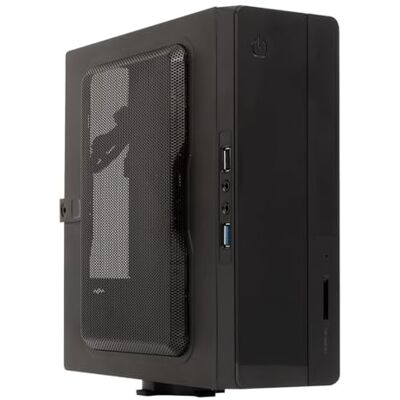 Unykach Mini ITX UK1007 computerbehuizing met Vesa-houder, 150 W interne voeding en USB 2.0 en 3.0-aansluitingen Unykach Mini ITX UK1007 computerbehuizing met Vesa-houder, 150 W interne voeding en USB 2.0 en 3.0-aansluitingen