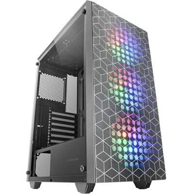 Mars Gaming MC-MAG, Gaming ATX, zijpaneel van gehard glas, dubbel magnetisch rooster, stofdicht vooraan + bovenaan, 3 FRGB 120 mm ventilatoren, vloeibare koeling 360 mm, zwart Mars Gaming MC-MAG, Gaming ATX, zijpaneel van gehard glas, dubbel magnetisch rooster, stofdicht vooraan + bovenaan, 3 FRGB 120 mm ventilatoren, vloeibare koeling 360 mm, zwart