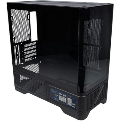 EWAIDI M-ATX PC Gaming Desktop Case VK03-M LCD ondersteunt 360° waterkoeling 6,2 inch 270° touchscreen glas zeezicht EWAIDI M-ATX PC Gaming Desktop Case VK03-M LCD ondersteunt 360° waterkoeling 6,2 inch 270° touchscreen glas zeezicht
