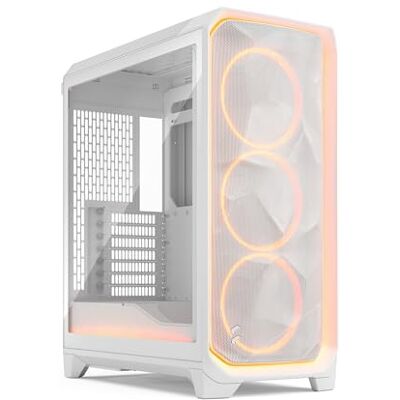 Fractal Design Meshify 3 Ambience Pro RGB TG transparant wit Fractal Design Meshify 3 Ambience Pro RGB TG transparant wit