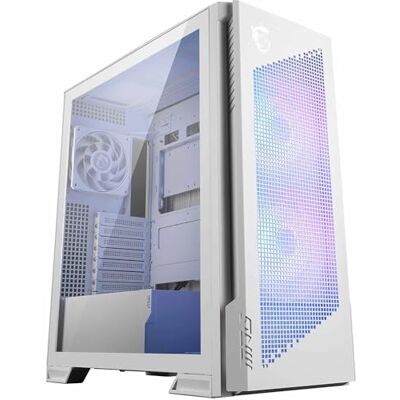 MSI MPG VELOX 300R AIRFLOW PZ WHITE Mid-Tower Gaming PC-behuizing 160 mm dubbellaagse ventilator ondersteunt radiator tot 360 mm EZ DIY eigenschappen ATX moederbord-houder MSI MPG VELOX 300R AIRFLOW PZ WHITE Mid-Tower Gaming PC-behuizing 160 mm dubbellaagse ventilator ondersteunt radiator tot 360 mm EZ DIY eigenschappen ATX moederbord-houder