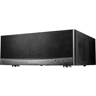 Silverstone SST-GD11B Grandia Grandia HTPC ATX pc-behuizing met verbeterde koelprestaties, zwart Silverstone SST-GD11B Grandia Grandia HTPC ATX pc-behuizing met verbeterde koelprestaties, zwart