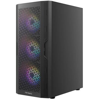 Antec Gaming behuizing AX20 MATX 2XUSB 2.0 zonder sleuf, zwart, RGB Antec Gaming behuizing AX20 MATX 2XUSB 2.0 zonder sleuf, zwart, RGB