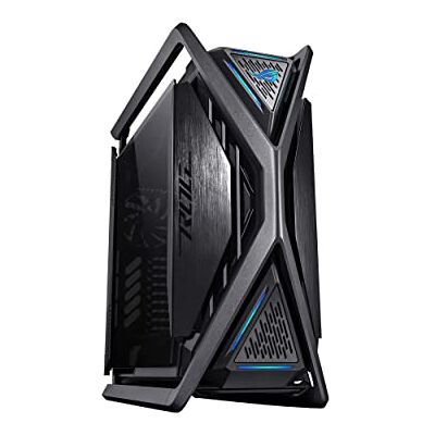 Asus ROG Hyperion GR701 E-ATX RGB gaming-behuizing (420 mm, dubbele radiator, 4 x 140 mm ventilatoren, metalen GPU-houder, ARGB Aura Sync ventilatorhub, 60 W snel opladen, 2 x USB type C-poorten) Asus ROG Hyperion GR701 E-ATX RGB gaming-behuizing (420 mm, dubbele radiator, 4 x 140 mm ventilatoren, metalen GPU-houder, ARGB Aura Sync ventilatorhub, 60 W snel opladen, 2 x USB type C-poorten)