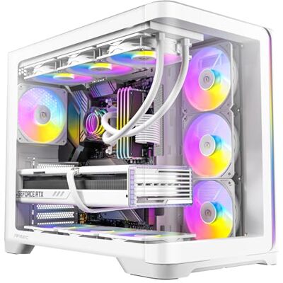 Antec C5 Curve ARGB, 4 x 120 mm ARGB PWM-ventilatoren inbegrepen, tot 10 ventilatoren tegelijk, type C 3.2 Gen 2 poort, gebogen gehard glazen voor- en zijpanelen, radiatorhouder Antec C5 Curve ARGB, 4 x 120 mm ARGB PWM-ventilatoren inbegrepen, tot 10 ventilatoren tegelijk, type C 3.2 Gen 2 poort, gebogen gehard glazen voor- en zijpanelen, radiatorhouder