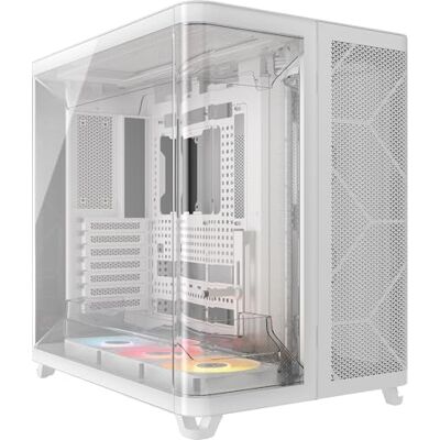 Corsair AIR 5400 RS-R ARGB pc-behuizing voor driepersoonskamer, middelgroot, wit Corsair AIR 5400 RS-R ARGB pc-behuizing voor driepersoonskamer, middelgroot, wit