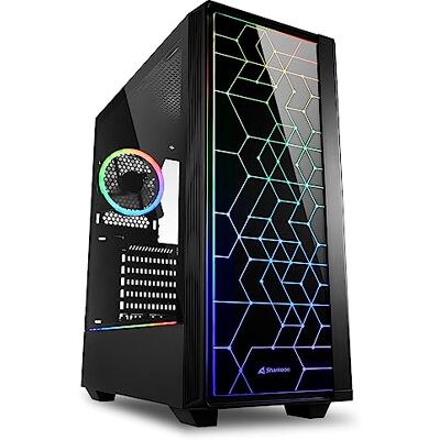 Sharkoon RGB LIT 100, pc-behuizing Sharkoon RGB LIT 100, pc-behuizing