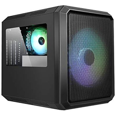 Itek Case QBO 8 EVO Micro ATX, USB3, 200 + 120 mm ARGB ventilator, kaartlezer, 3 x transp raam Itek Case QBO 8 EVO Micro ATX, USB3, 200 + 120 mm ARGB ventilator, kaartlezer, 3 x transp raam