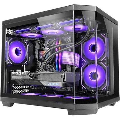 Mars Gaming MARSGAMING MC-3TCOREM, gepersonaliseerde micro-ATX gaming-behuizing, drievoudig gehard glas, ontwerp met dubbele kamer, ondersteunt 360 mm waterkoeling, kabelbeheer, mini-toren pc, USB-C, zwart Mars Gaming MARSGAMING MC-3TCOREM, gepersonaliseerde micro-ATX gaming-behuizing, drievoudig gehard glas, ontwerp met dubbele kamer, ondersteunt 360 mm waterkoeling, kabelbeheer, mini-toren pc, USB-C, zwart