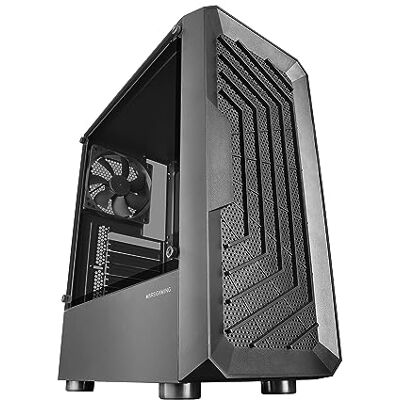 Mars Gaming MARSGAMING MC-2000, Midtower ATX-behuizing, geïntegreerd zijvenster, mesh-design aan de voorkant, 1 x FDB ventilator 120 mm, ultrastil, design met dubbele kamer, zwart Mars Gaming MARSGAMING MC-2000, Midtower ATX-behuizing, geïntegreerd zijvenster, mesh-design aan de voorkant, 1 x FDB ventilator 120 mm, ultrastil, design met dubbele kamer, zwart