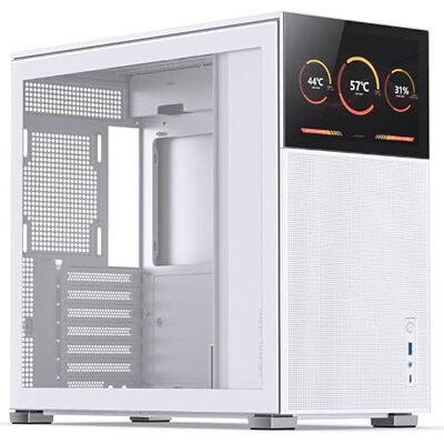 Jonsbo D41 ATX scherm van gehard glas, wit Jonsbo D41 ATX scherm van gehard glas, wit