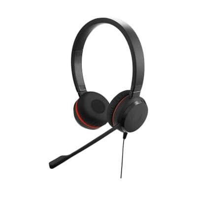 Jabra Evolve 20 SE UC Stereo Headset – Unified Communication hoofdtelefoon voor VoIP Softphone met Passieve ruisonderdrukking – USB-A-kabel met controller – zwart Jabra Evolve 20 SE UC Stereo Headset – Unified Communication hoofdtelefoon voor VoIP Softphone met Passieve ruisonderdrukking – USB-A-kabel met controller – zwart