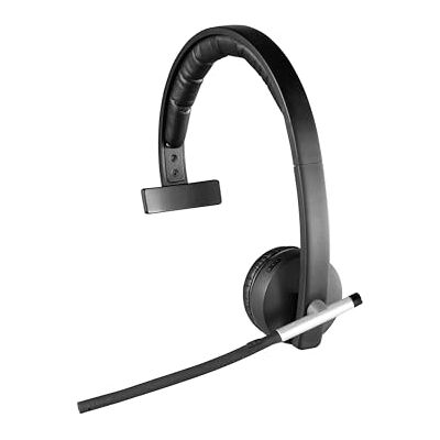 Logitech H820e Draadloze hoofdtelefoon, mono-headset met ruisonderdrukkende microfoon, USB, geïntegreerde bedieningselementen, controlelampje, pc/Mac/laptop, zwart Logitech H820e Draadloze hoofdtelefoon, mono-headset met ruisonderdrukkende microfoon, USB, geïntegreerde bedieningselementen, controlelampje, pc/Mac/laptop, zwart