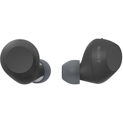 Sony WF-C710NSA draadloze hoofdtelefoon met ruisonderdrukking, lichte hoofdtelefoon, touch-bediening, multipoint-verbinding, IPX4, tot 40 HR batterij, snel opladen, iOS en Android, zwart Sony WF-C710NSA draadloze hoofdtelefoon met ruisonderdrukking, lichte hoofdtelefoon, touch-bediening, multipoint-verbinding, IPX4, tot 40 HR batterij, snel opladen, iOS en Android, zwart