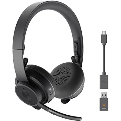 Logitech Zone 900 over-ear draadloze bluetooth-koptelefoon met ruisonderdrukkende microfoon, kan tot 6 draadloze apparaten aansluiten met ontvanger, snelle toegang tot ANC en bluetooth, grijs Logitech Zone 900 over-ear draadloze bluetooth-koptelefoon met ruisonderdrukkende microfoon, kan tot 6 draadloze apparaten aansluiten met ontvanger, snelle toegang tot ANC en bluetooth, grijs