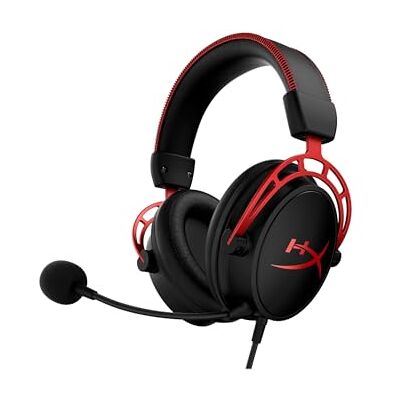 HyperX HX-HSCA-RD Cloud Alpha Gaming-headset met geïntegreerde audio-bediening, compatibel met PC, PS5, PS4, Xbox One, Xbox Series X S HyperX HX-HSCA-RD Cloud Alpha Gaming-headset met geïntegreerde audio-bediening, compatibel met PC, PS5, PS4, Xbox One, Xbox Series X S