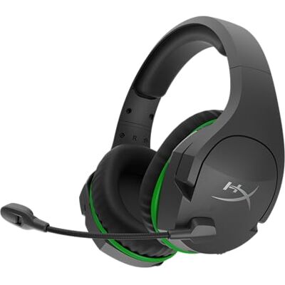 HyperX CloudX Stinger Core Draadloze Gaming Headset voor Xbox Series X S en Xbox One, Traagschuim en lederen oorkussens, ruisonderdrukkende microfoon, bewaking HyperX CloudX Stinger Core Draadloze Gaming Headset voor Xbox Series X S en Xbox One, Traagschuim en lederen oorkussens, ruisonderdrukkende microfoon, bewaking