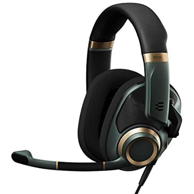 EPOS H6 Pro Open Audio Headset met Microfoon Gamer Headset Lichtgewicht Hoofdtelefoon Comfortabele Microfoon voor PC, MAC, PS4, PS5, Xbox X-serie, Xbox One, Nintendo Switch Groen EPOS H6 Pro Open Audio Headset met Microfoon Gamer Headset Lichtgewicht Hoofdtelefoon Comfortabele Microfoon voor PC, MAC, PS4, PS5, Xbox X-serie, Xbox One, Nintendo Switch Groen