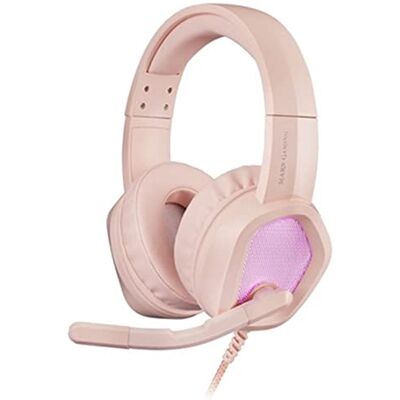 Mars Gaming MH320P Gaming Headset, RGB Flow, microfoon en besturingsbox, roze Mars Gaming MH320P Gaming Headset, RGB Flow, microfoon en besturingsbox, roze