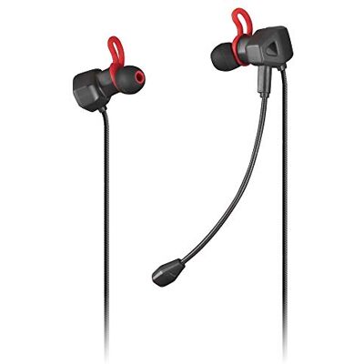 Mars Gaming GAMING MIHX Zwarte in-ear hoofdtelefoon met microfoon, PS4/PS5/XBOX/SWITCH/PC, klein Mars Gaming GAMING MIHX Zwarte in-ear hoofdtelefoon met microfoon, PS4/PS5/XBOX/SWITCH/PC, klein