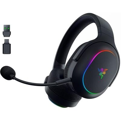 Razer Barracuda X Chroma Draadloze multiplatform-gaming-headset met 6 Chroma RGB-zones (SmartSwitch Hyperspeed & Bluetooth, 40 mm Drivers, afneembare HyperClear cardioïde microfoon), zwart Razer Barracuda X Chroma Draadloze multiplatform-gaming-headset met 6 Chroma RGB-zones (SmartSwitch Hyperspeed & Bluetooth, 40 mm Drivers, afneembare HyperClear cardioïde microfoon), zwart
