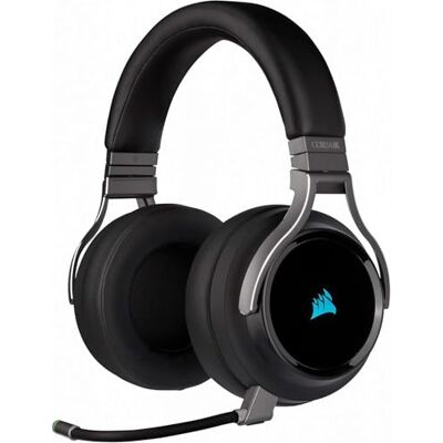 Corsair VIRTUOSO RGB draadloze gaming-hoofdtelefoon, zwart (CA-9011185-EU) Corsair VIRTUOSO RGB draadloze gaming-hoofdtelefoon, zwart (CA-9011185-EU)